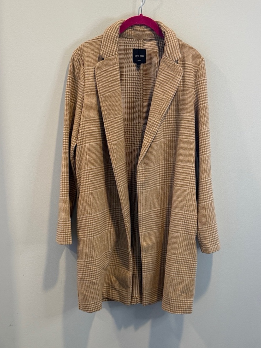 Love Token houndstooth jacket coat S